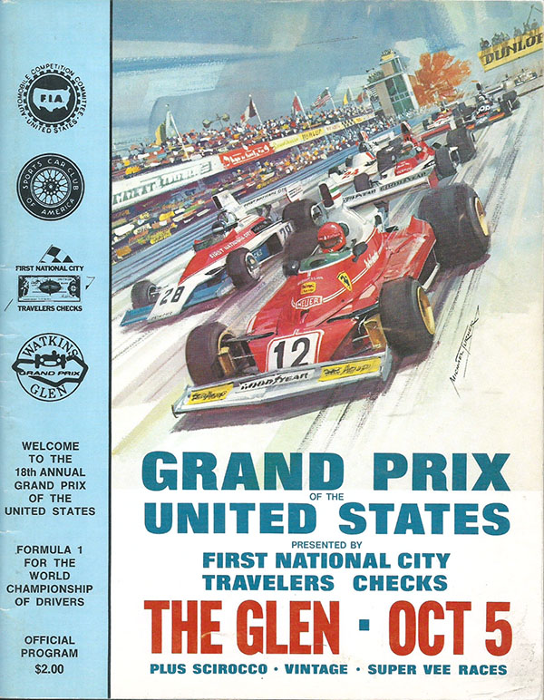 Formula 1 Program 1975 United States Grand Prix SportsPaper.info