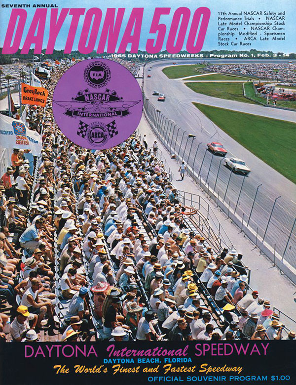 NASCAR Program 1965 Daytona 500 SportsPaper.info