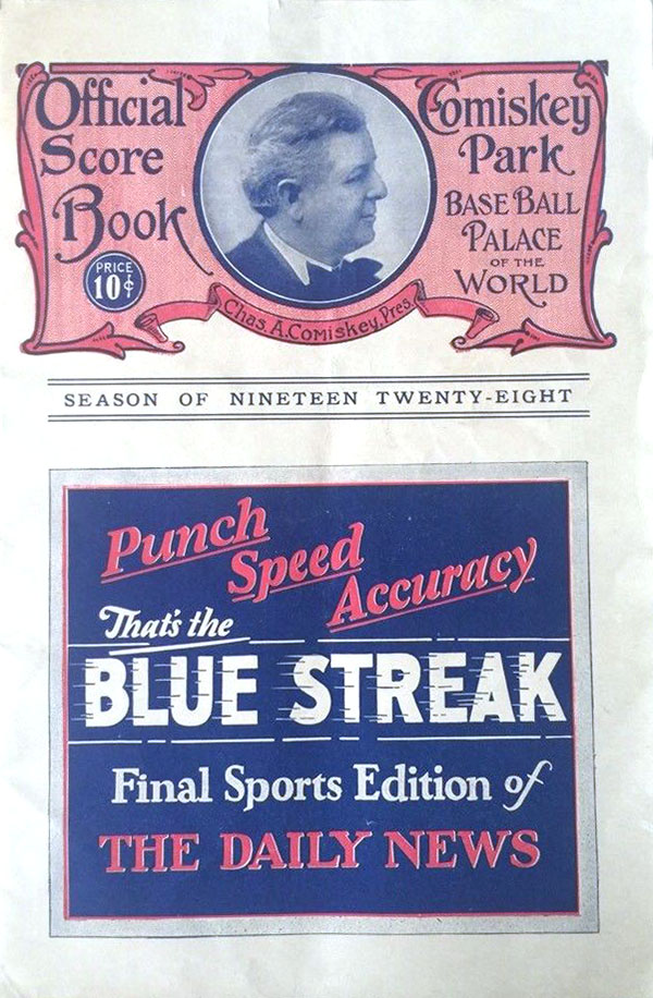 MLB Program: Chicago White Sox (1928)