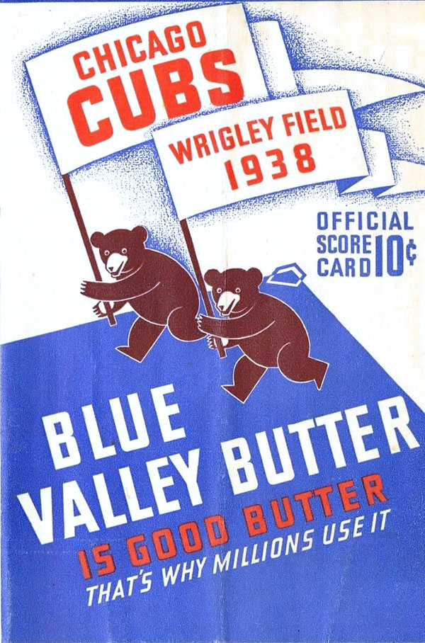 MLB Program Chicago Cubs (1938) SportsPaper.info