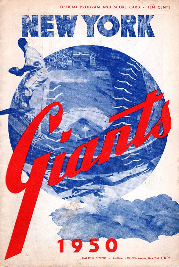 MLB Program New York Giants (1950) SportsPaper.info