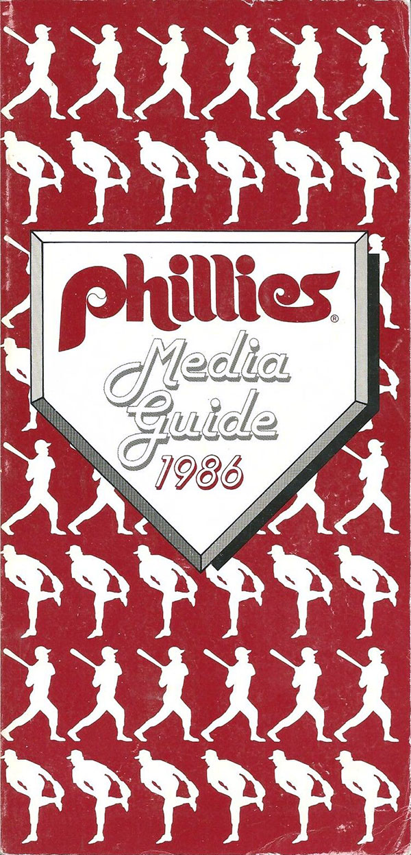 MLB Media Guide Philadelphia Phillies (1986) SportsPaper.info