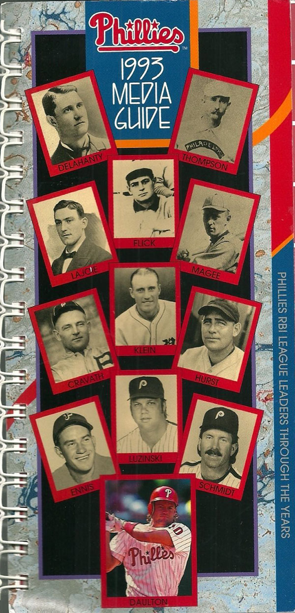 MLB Media Guide: Philadelphia Phillies (1993)