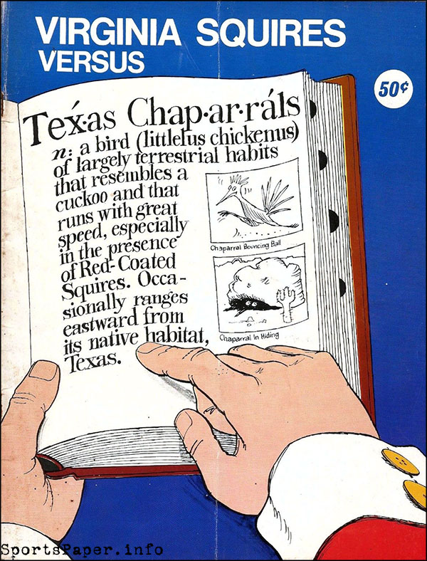 ABA Program: Virginia Squires (1970-71)