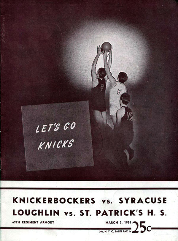 NBA Program: New York Knicks (1950-51)