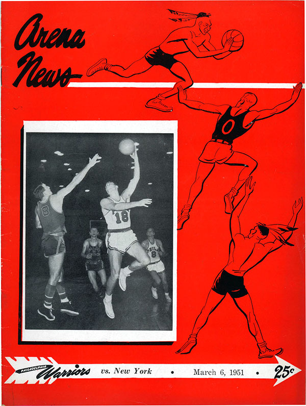 NBA Program: Philadelphia Warriors (1950-51)