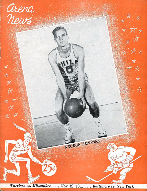 NBA Program: Philadelphia Warriors (1951-52)