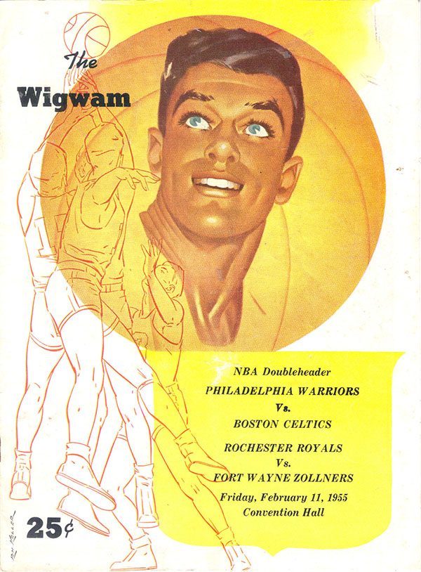 NBA Program: Philadelphia Warriors (1954-55)