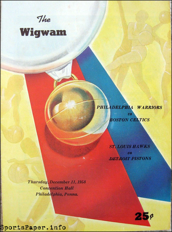 NBA Program: Philadelphia Warriors (1958-59)