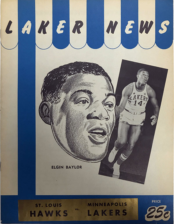 NBA Program Minneapolis Lakers (195960) SportsPaper.info