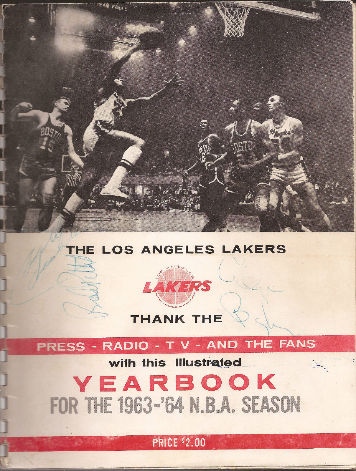 NBA Media Guide Los Angeles Lakers (196364) SportsPaper.info