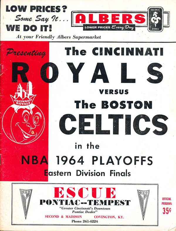NBA Program: Cincinnati Royals (1963-64)
