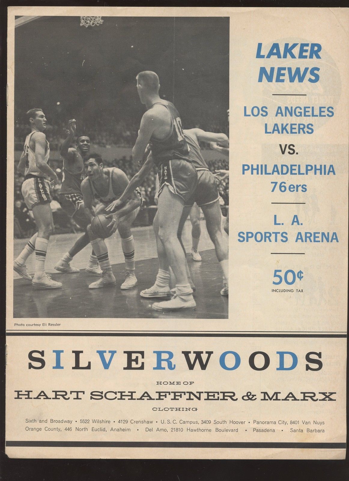 NBA Program: Los Angeles Lakers (1963-64)