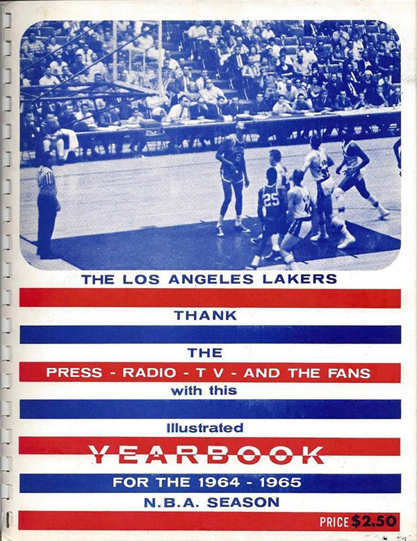 NBA Media Guide: Los Angeles Lakers (1964-65)