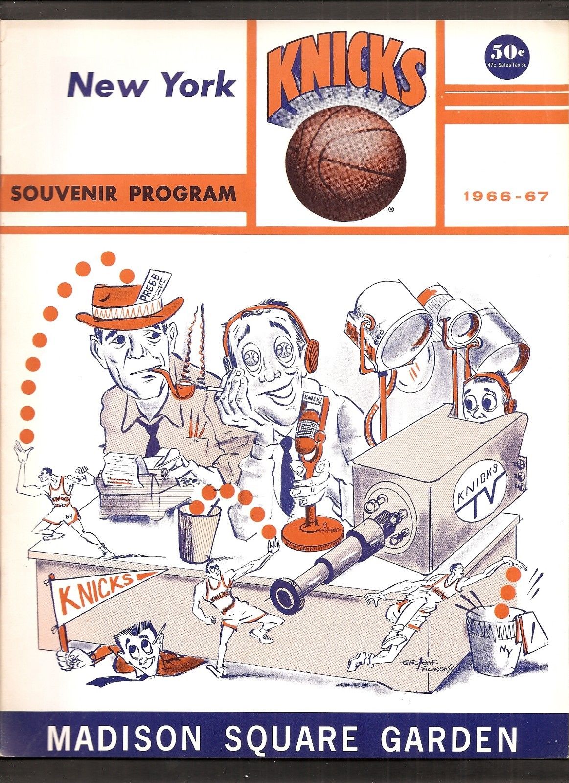NBA Program: New York Knicks (1966-67)