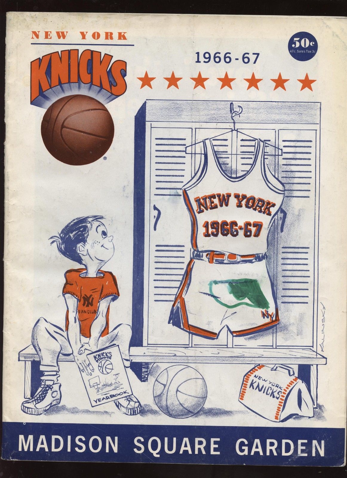 NBA Program: New York Knicks (1966-67)