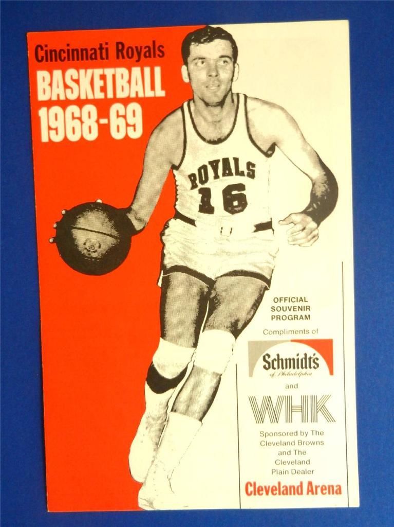 NBA Program: Cincinnati Royals (1968-69)