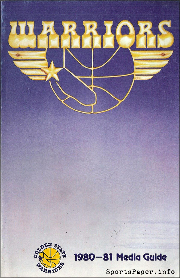 NBA Media Guide: Golden State Warriors (1980-81)