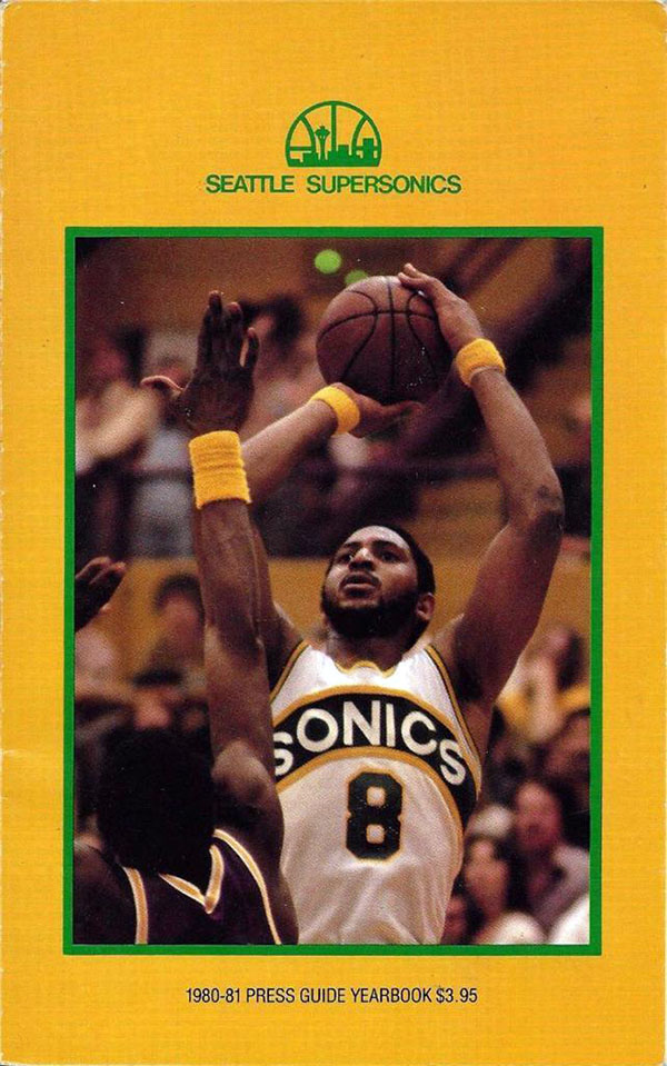 NBA Media Guide: Seattle SuperSonics (1980-81)