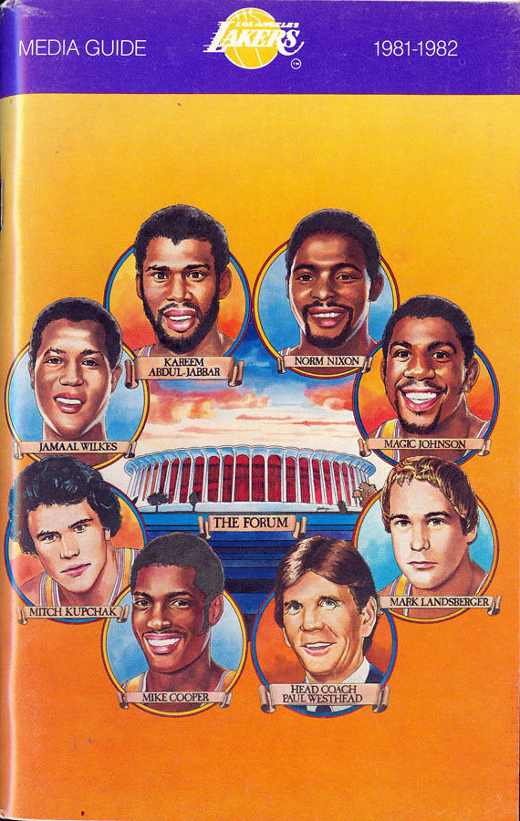 NBA Media Guide: Los Angeles Lakers (1981-82)