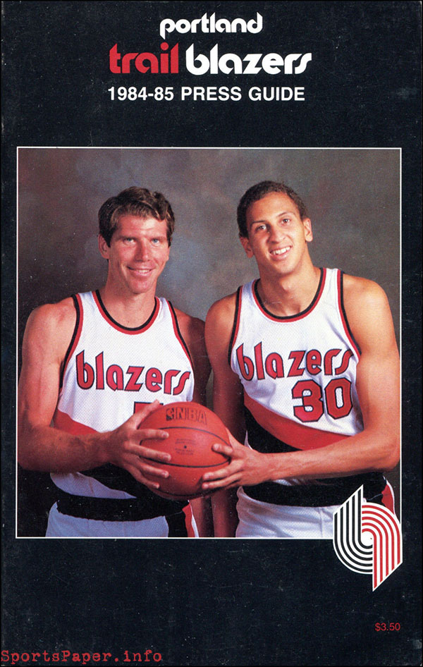 NBA Media Guide: Portland Trail Blazers (1984-85)