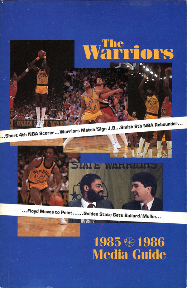 NBA Media Guide: Golden State Warriors (1985-86)