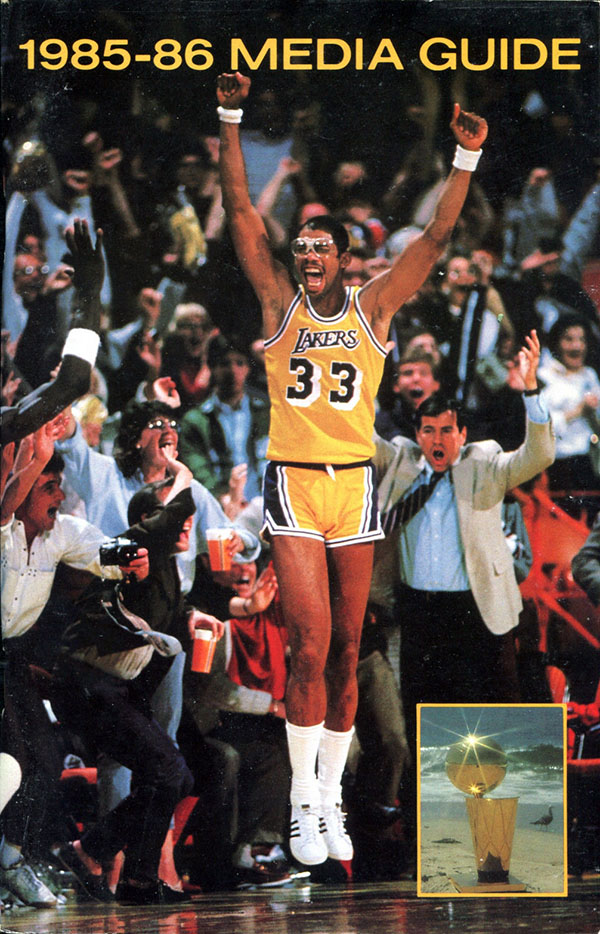 NBA Media Guide: Los Angeles Lakers (1985-86)