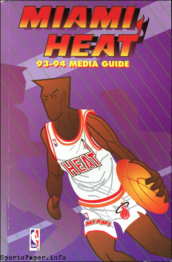 NBA Media Guide: Miami Heat (1993-94)