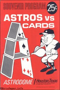 1966 Houston Astros program