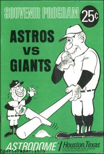 1966 Houston Astros program