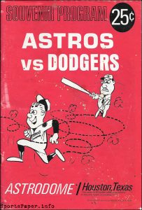 1966 Houston Astros program