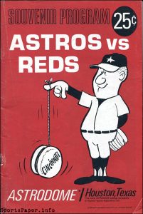 1966 Houston Astros program