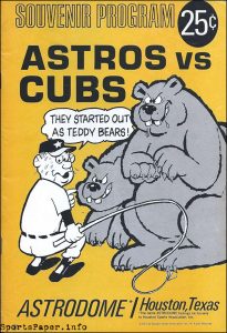 1967 Houston Astros program