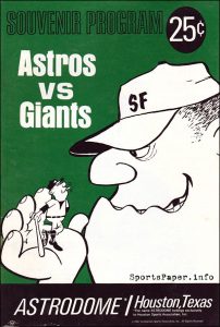 1967 Houston Astros program