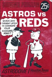 1967 Houston Astros program