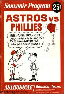 1968 Houston Astros program