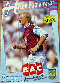 West Ham United vs. AFC Bournemouth (April 11, 1990)