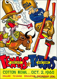 Dallas Texans vs. New York Titans (October 2, 1960)