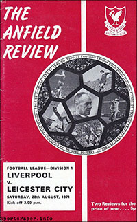 Liverpool vs. Leicester City (August 28, 1971)