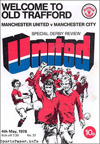 Manchester United vs. Manchester City (May 4, 1976)