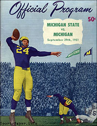 Michigan Wolverines vs. Michigan State Spartans (September 29, 1951)