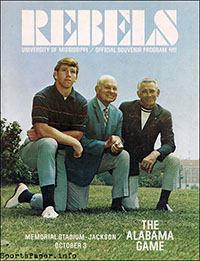 Ole Miss Rebels vs. Alabama Crimson Tide (#1) (October 3, 1970)
