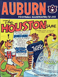 Auburn Tigers vs. Houston Cougars (October 27, 1973)