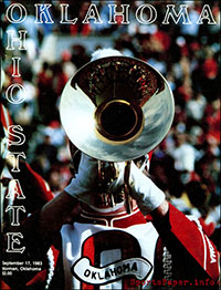 Oklahoma Sooners (#14) vs. Ohio State Buckeyes (#3) (September 17, 1983)