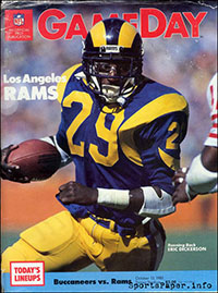 Tampa Bay Buccaneers vs. Los Angeles Rams (October 13, 1985)