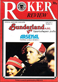 Sunderland vs. Arsenal (December 13, 1980)