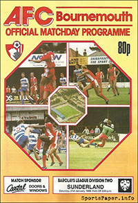 AFC Bournemouth vs. Sunderland (January 21, 1989)