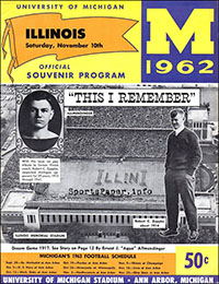 Michigan Wolverines (#3) vs. Illinois Fighting Illini (November 10, 1962)