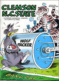 Clemson Tigers vs. NC State Wolfpack (October 5, 1963)