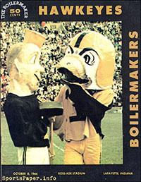 Purdue Boilermakers vs. Iowa Hawkeyes (October 8, 1966)